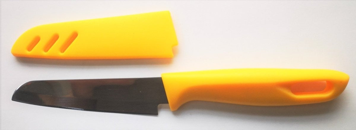 Cyril Caro, 4" Yellow Bait Knife
