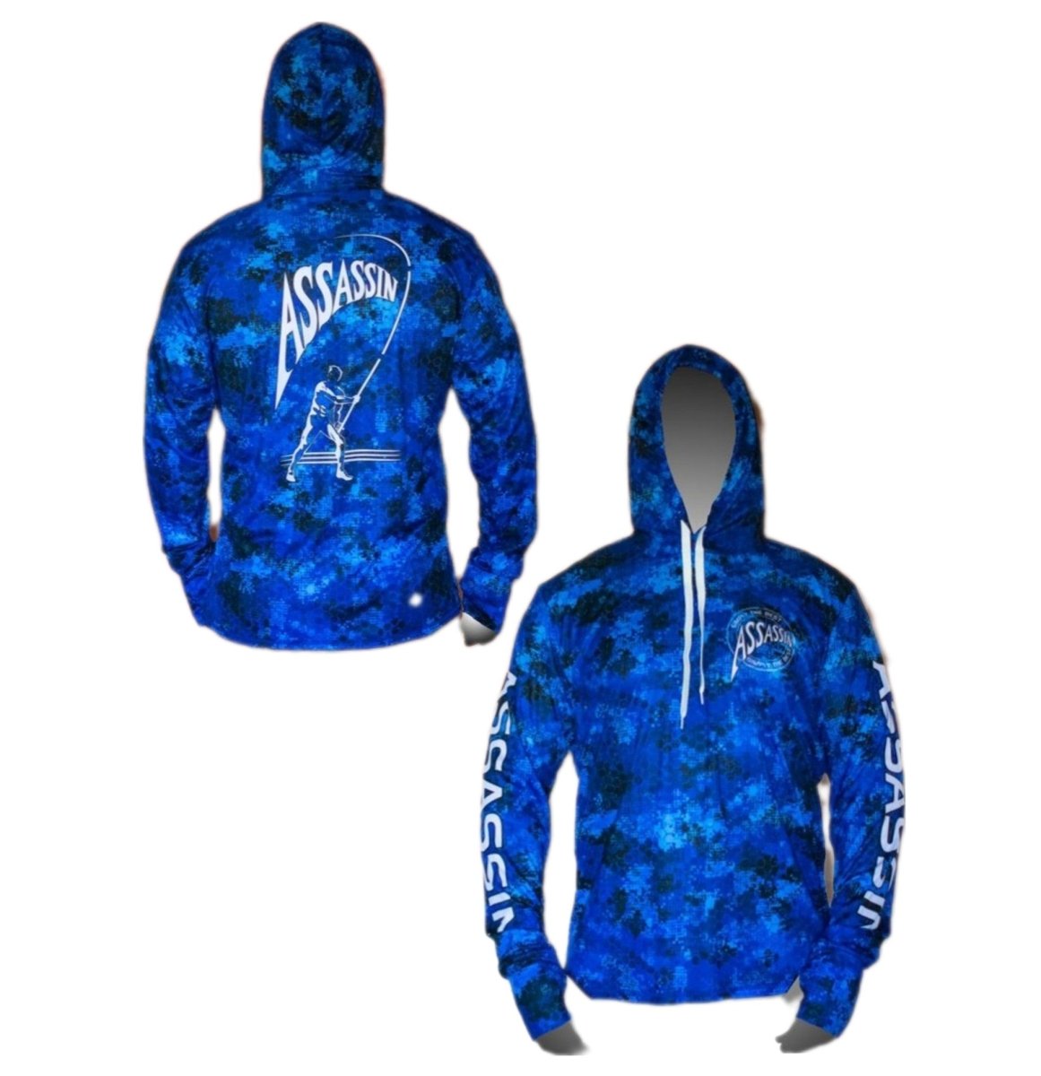 Ifish, Assassin Camo Moisture Management Hoodie