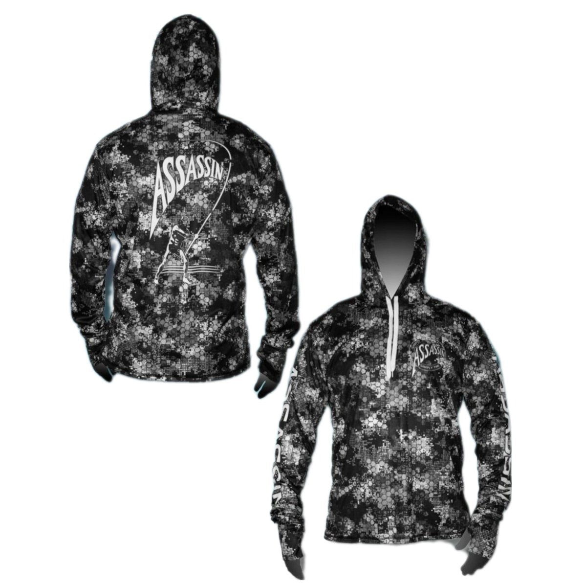 Ifish, Assassin Camo Moisture Management Hoodie