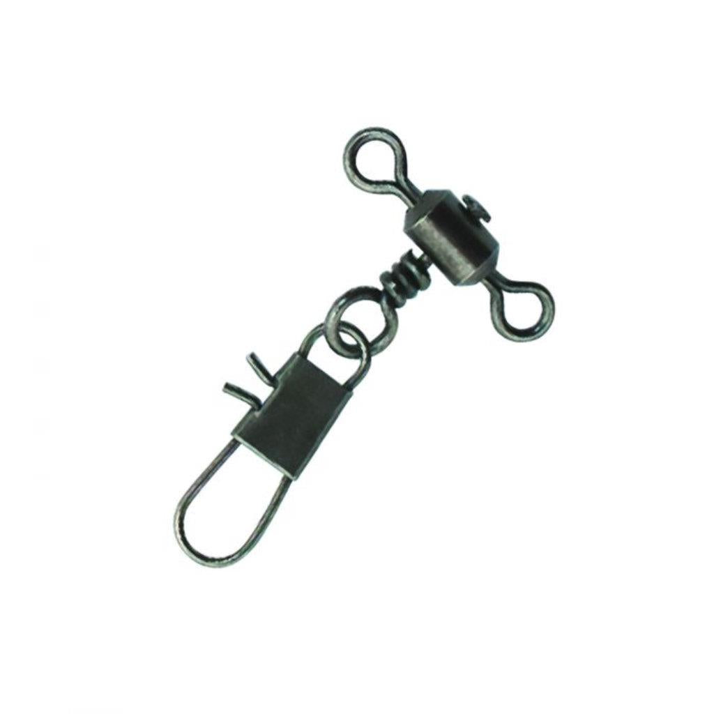 EAGLE CLAW, Eagle Claw Lazer Sharp Powerlight Drop Swivel with Interlock Snap