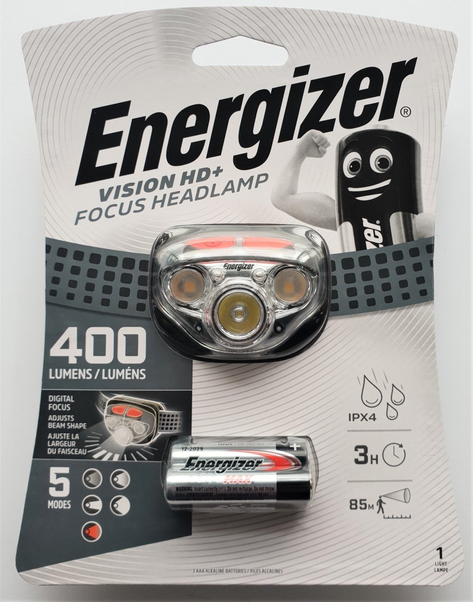 Ringroad Distribution, Energizer Vision HD+ Focus 400 Lumen Headlamp