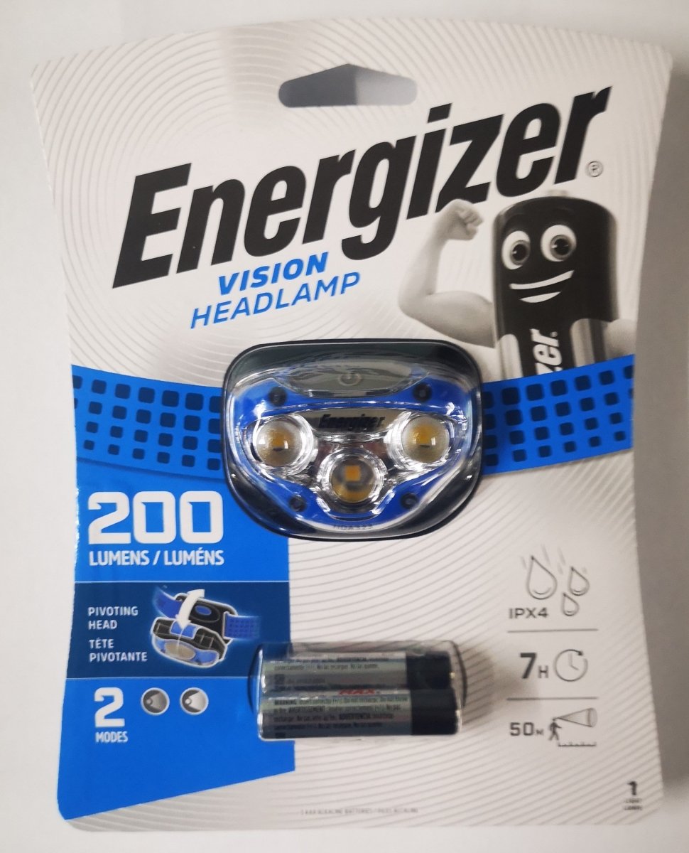 Ringroad Distribution, Energizer Vision Headlamp 200 Lumens