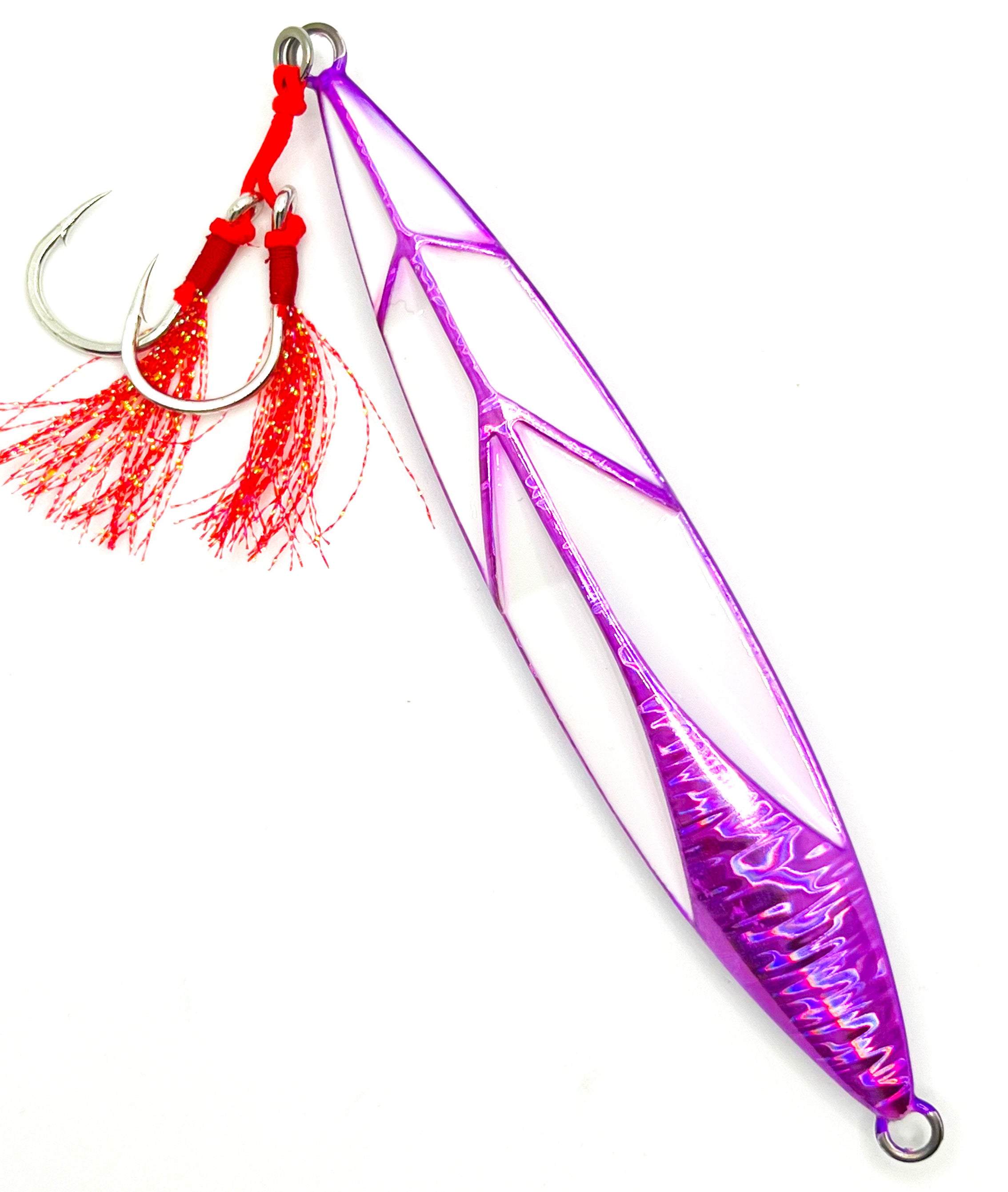 JohnnyJigs, Falling Leaf Purple Glow Slow Pitch Jig