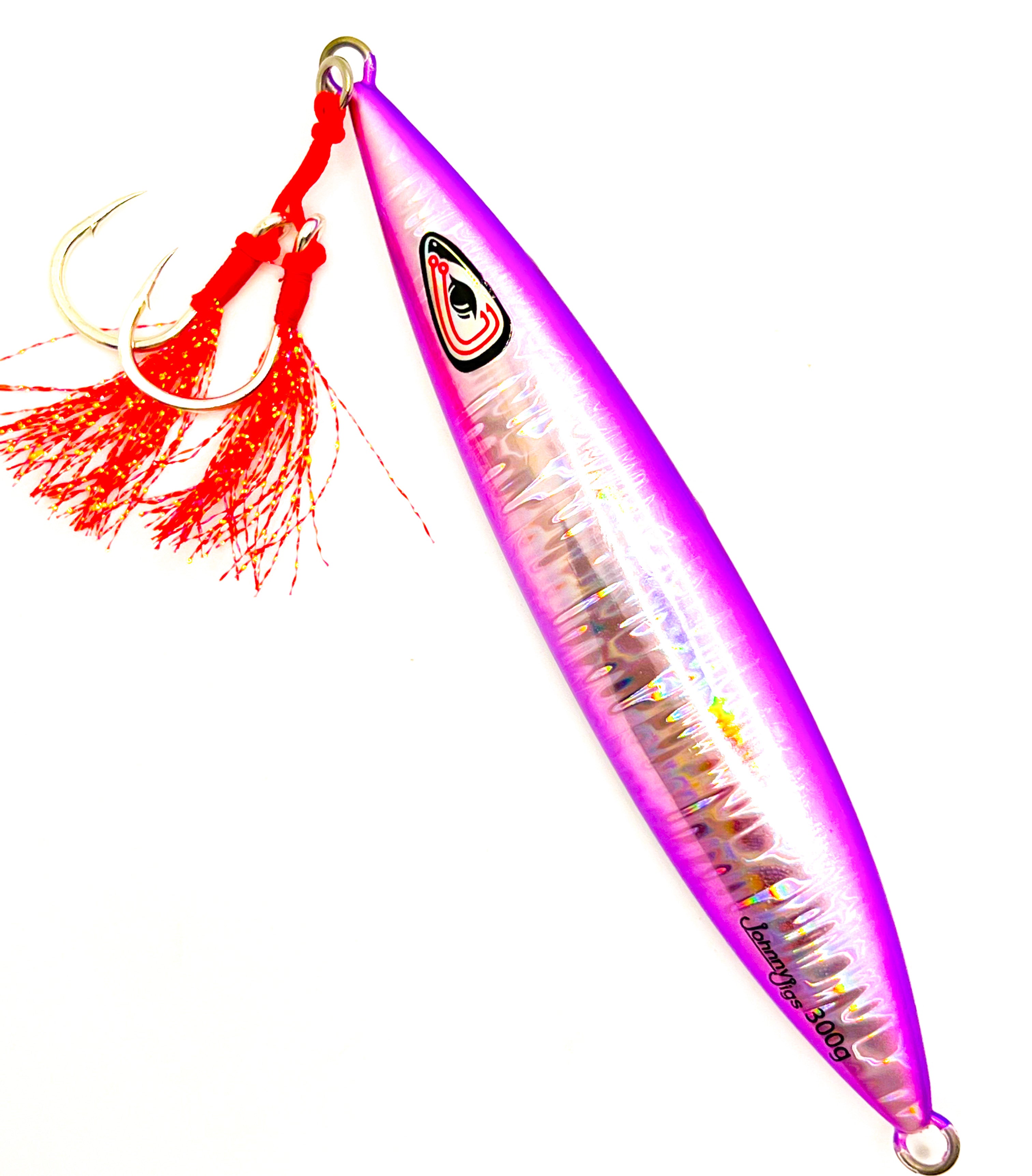 JohnnyJigs, Falling Leaf Purple Glow Slow Pitch Jig