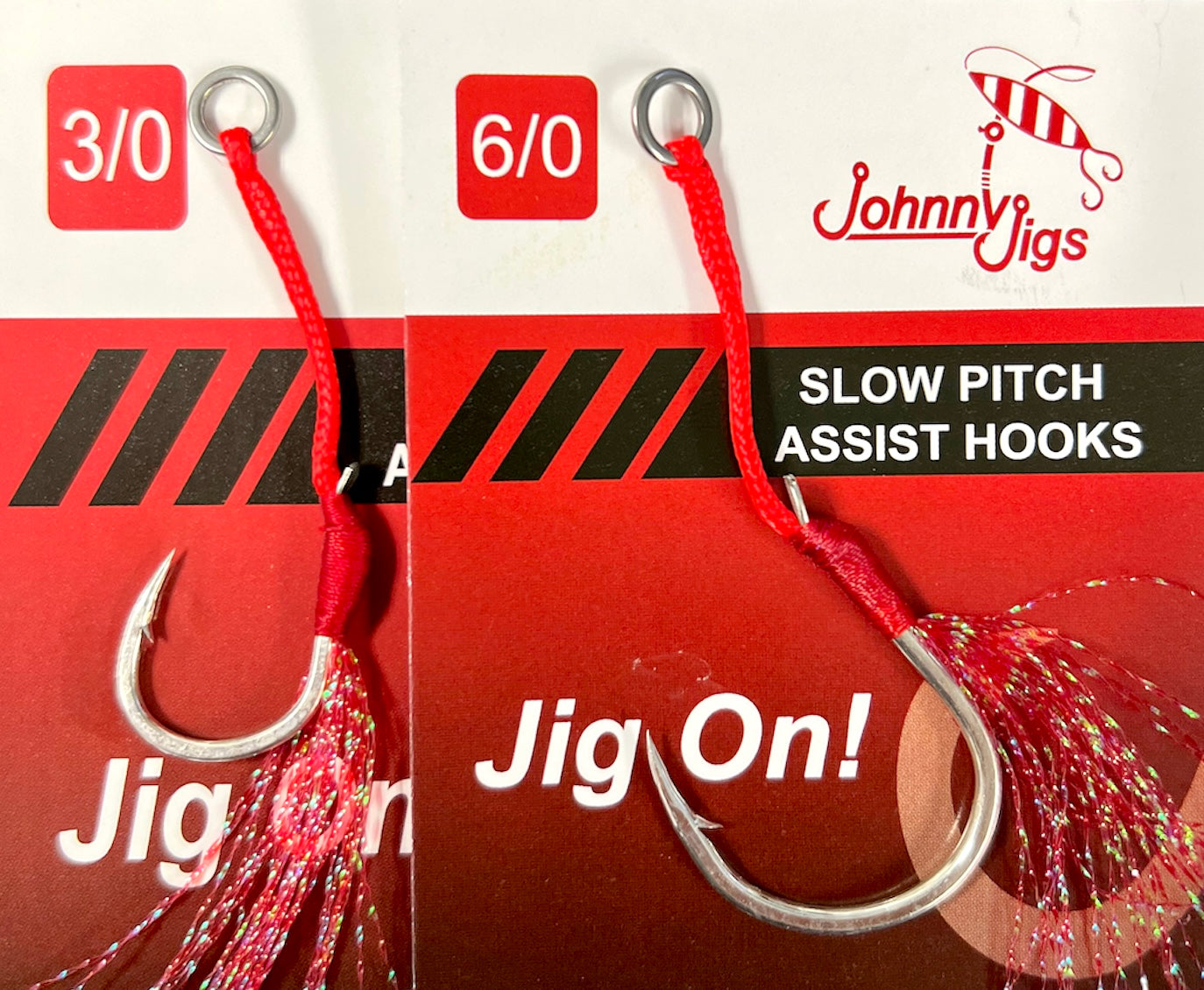 JohnnyJigs, Feathered Single Assist Hooks