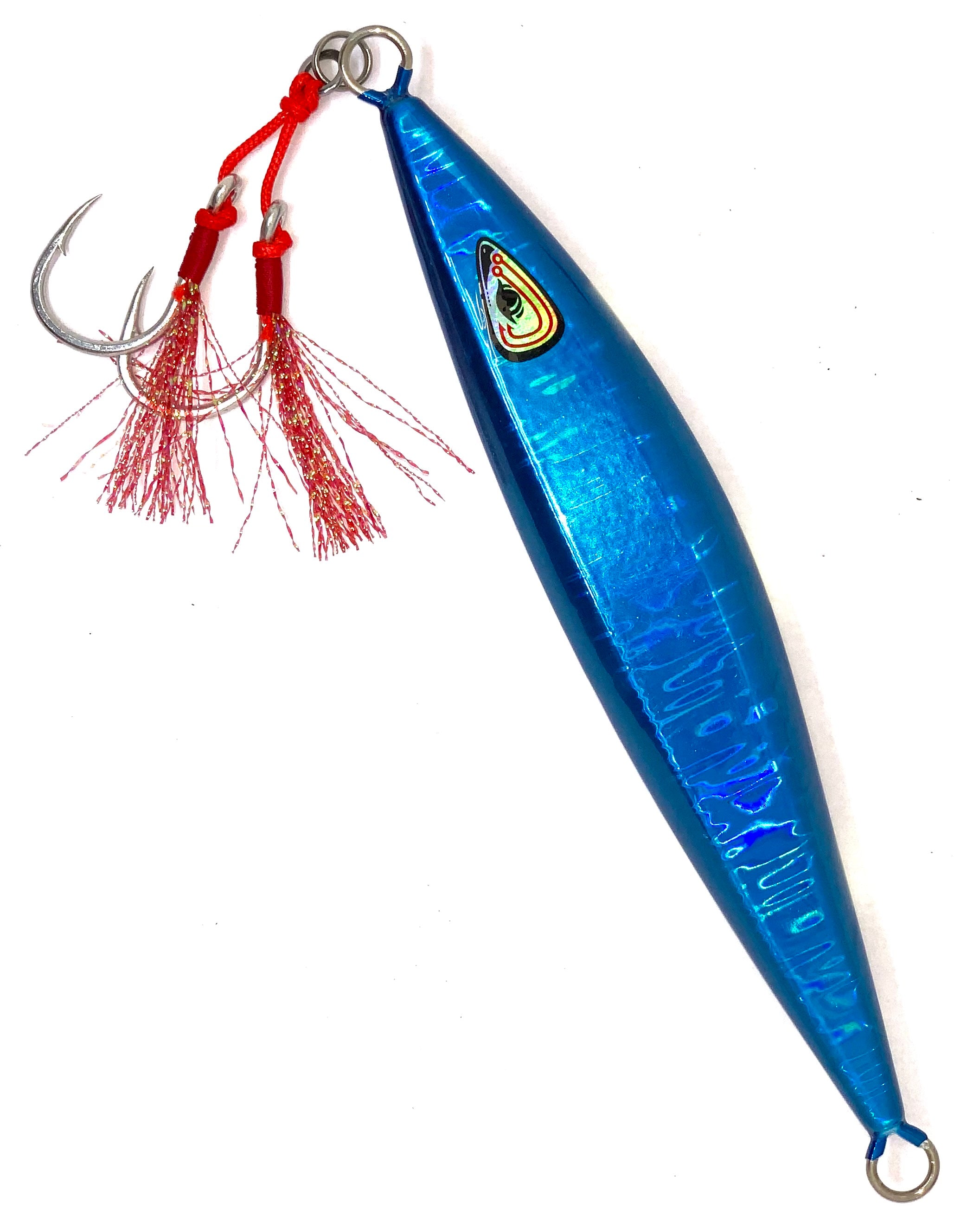 JohnnyJigs, Flat Back Blue Glow Slow Pitch Jig