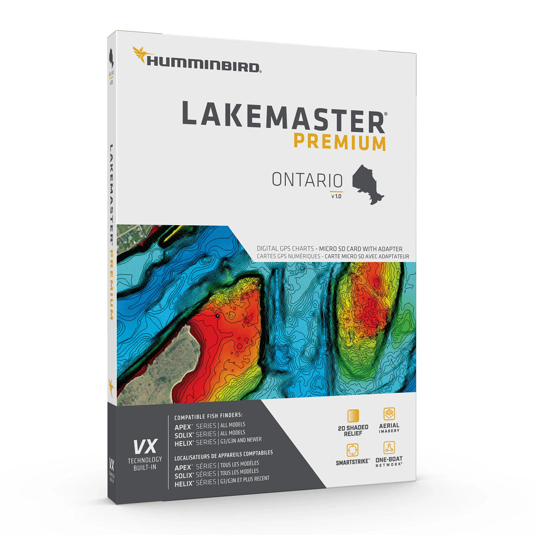 HUMMINBIRD, Humminbird Lake Master Premium - Ontario V1