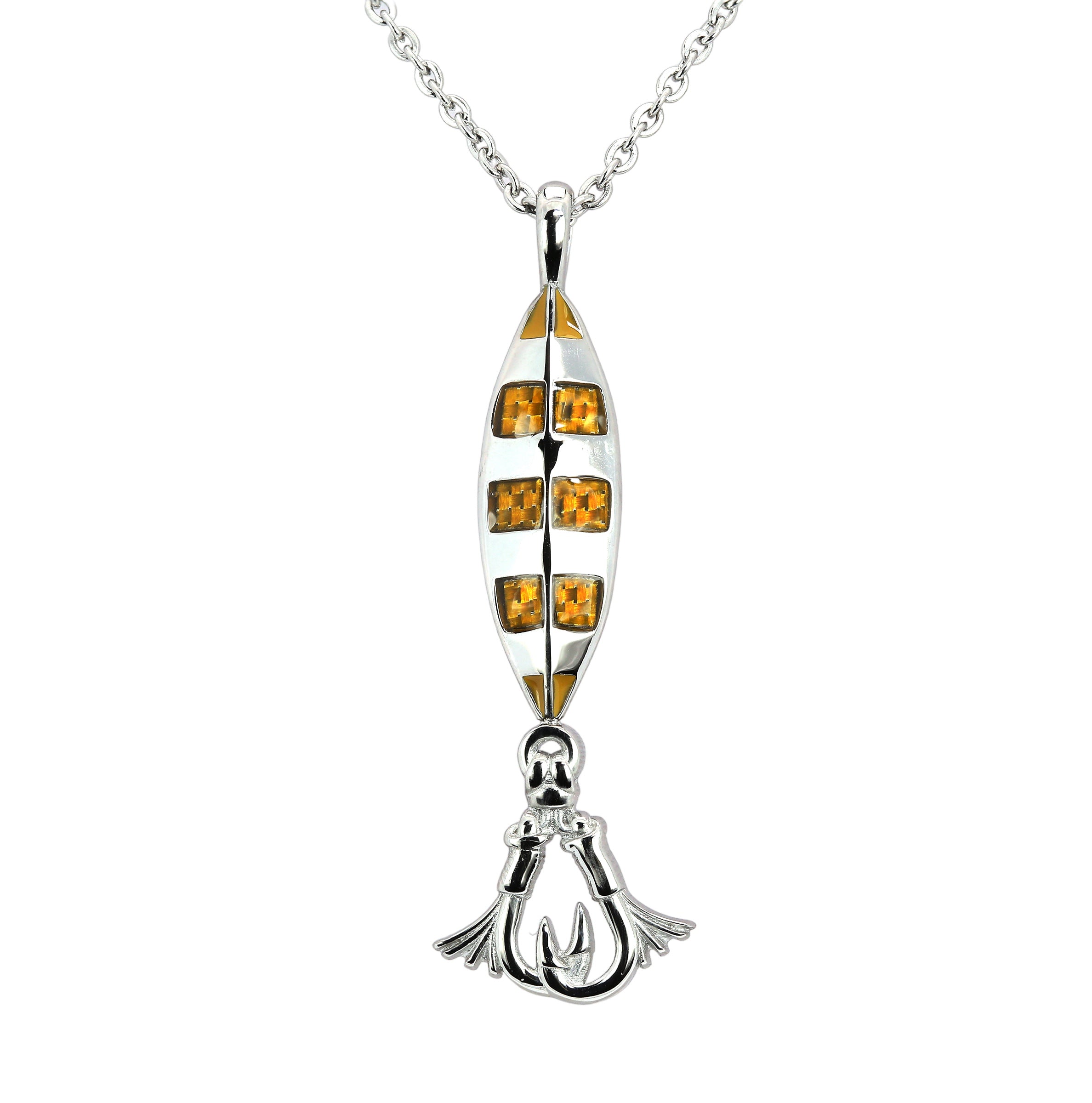 Johnny Jigs, Jig Jewelry Pendant & Chain