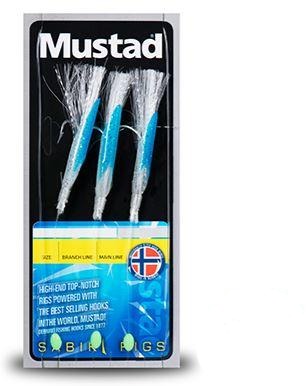 Kingfisher, Mustad Sabiki Jigs - Daylight Blue/Silver