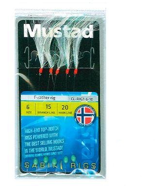 Kingfisher, Mustad Sabiki Jigs - Feather Rig