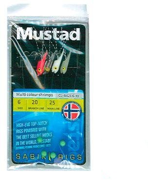 Kingfisher, Mustad Sabiki Jigs - Multi Colour Shrimp