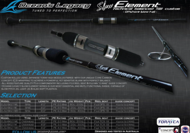 Ocean's Legacy, Ocean's Legacy Slow Element Rod