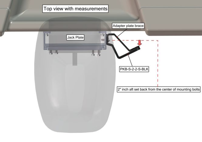 Power-Pole, Power-Pole Braced Kit S-2-2 Starboard