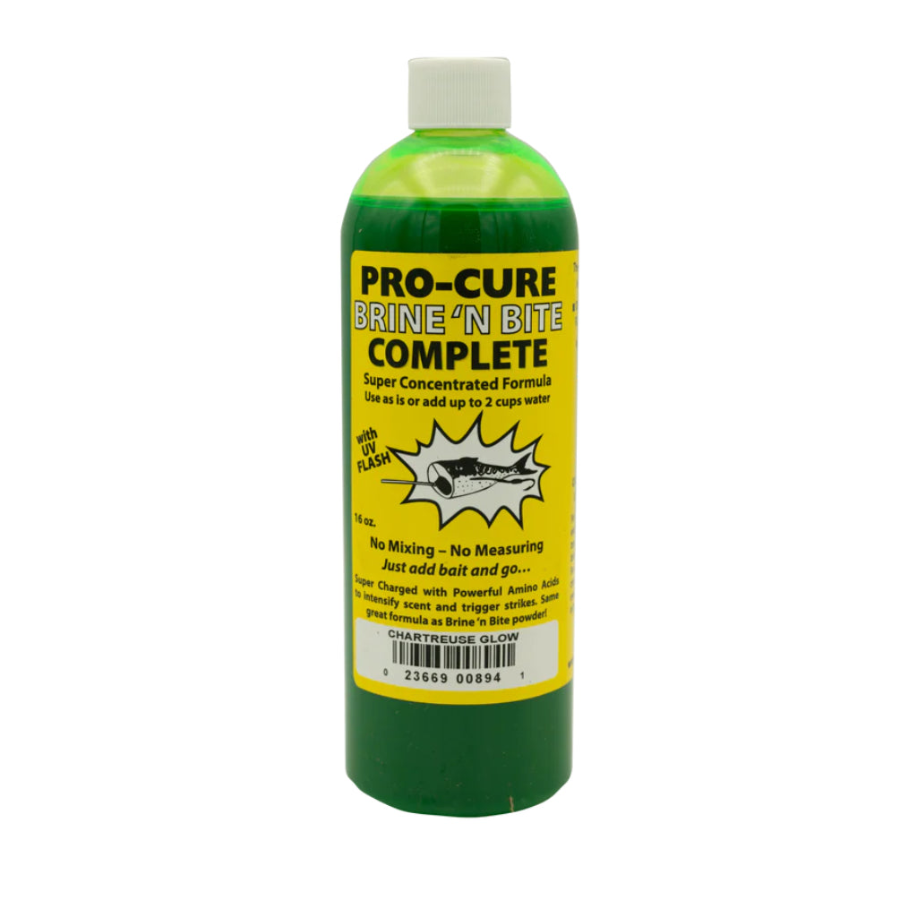 PRO-CURE, Pro-cure Brine 'N Bite Complete Chartreuse Glow 16 oz