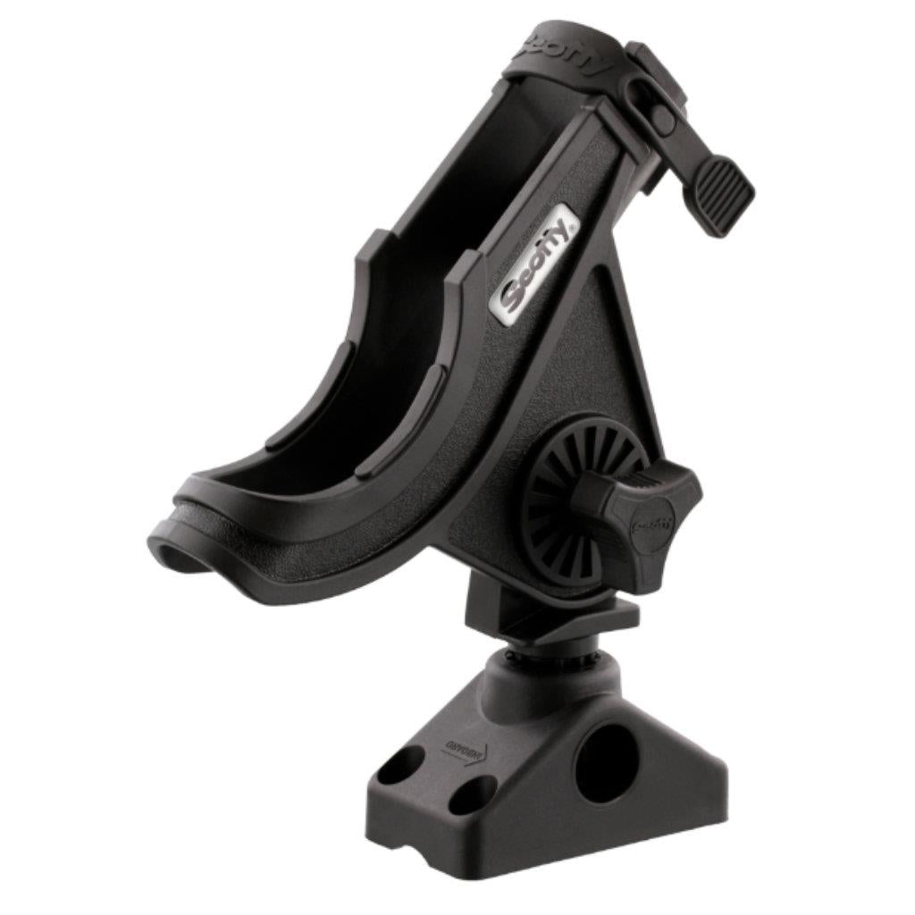 SCOTTY, Scotty Baitcaster/Spinning  Rod Holder with Combination Side/Deck Mount No.280