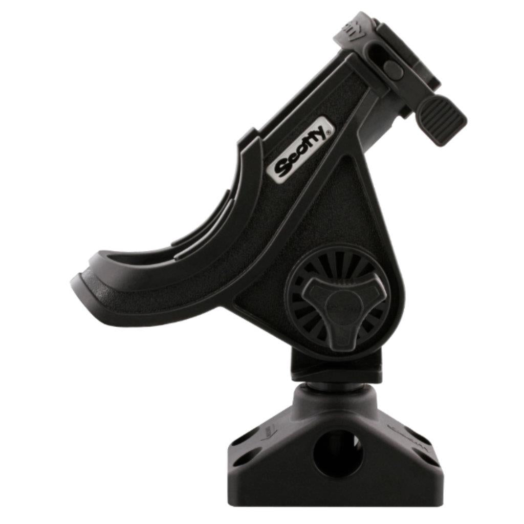 SCOTTY, Scotty Baitcaster/Spinning  Rod Holder with Combination Side/Deck Mount No.280