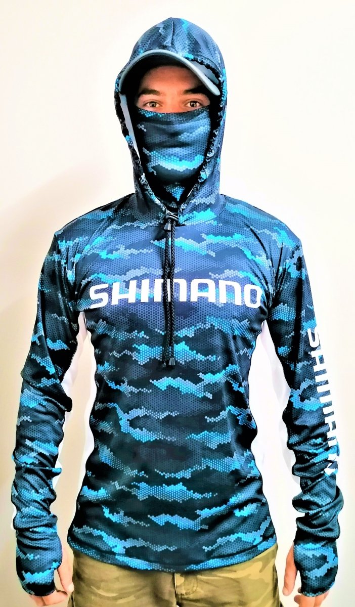 Big Fish, Shimano Hoody + Scarf Quick Dry LS