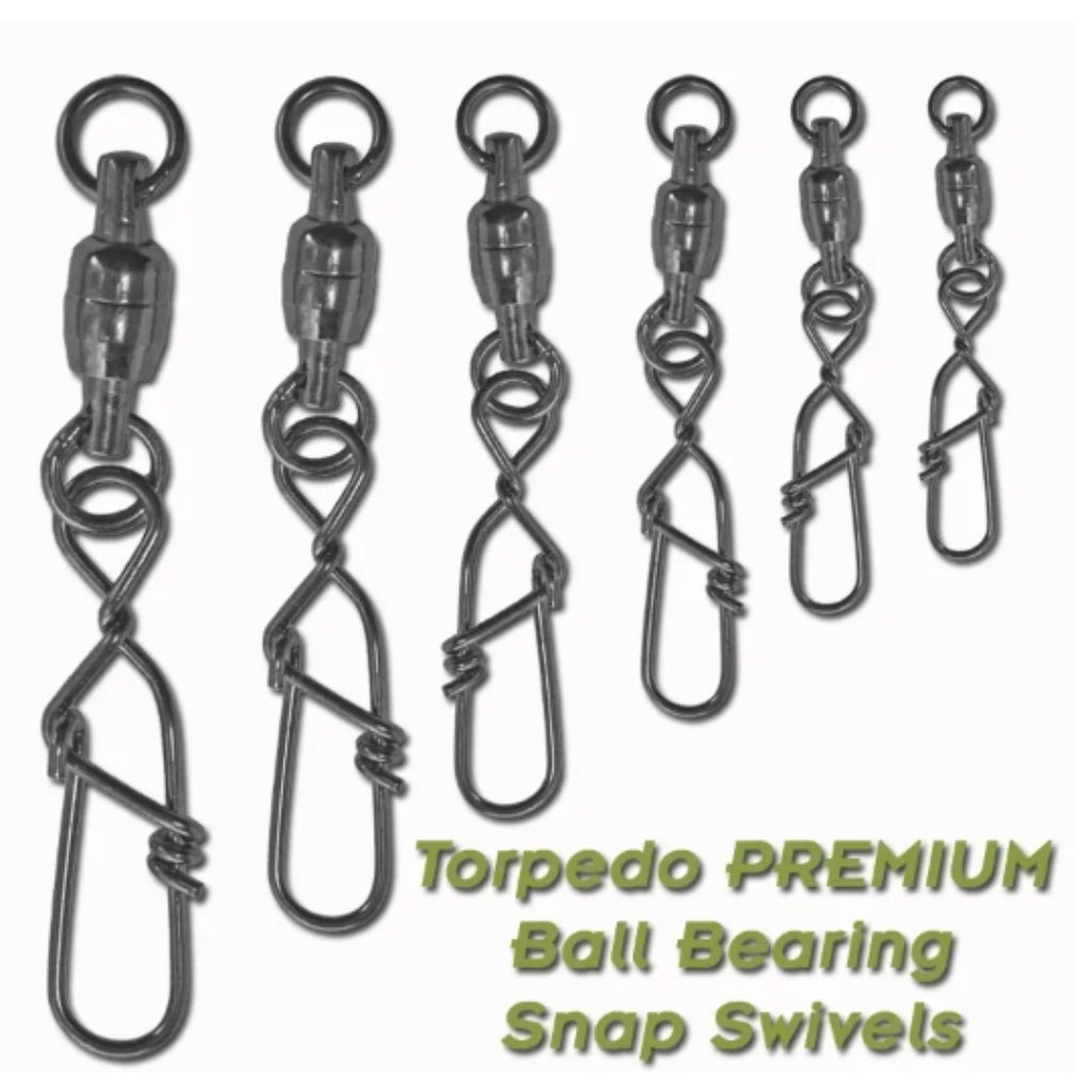 TORPEDO, Torpedo Premium Ball Bearing Snap Swivel