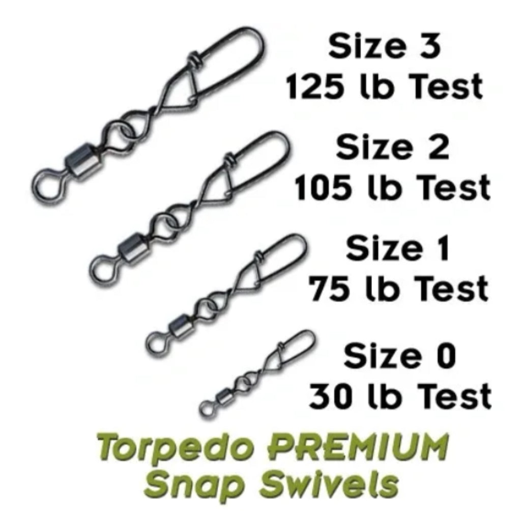 TORPEDO, Torpedo Premium Snap Swivel